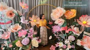 Vườn hoa trang trí 20/10/2023