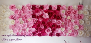 Hoa giấy trang trí showroom 30