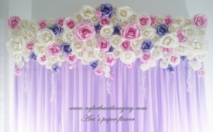 Backdrop hoa giấy 109