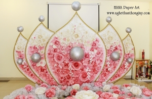 Backdrop hoa giấy 125