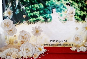 Backdrop hoa giấy 127