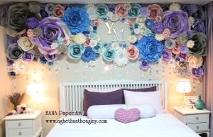 Backdrop hoa giấy 129