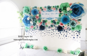 Backdrop hoa giấy 133