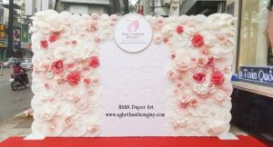 Backdrop hoa giấy 158 - HOLLYWOOD BEAUTY