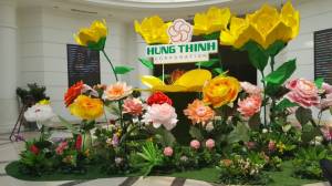 Vườn hoa xuân Hưng Thịnh Group