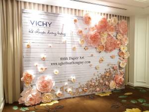 Trang trí 20/10- VICHY BACKDROP